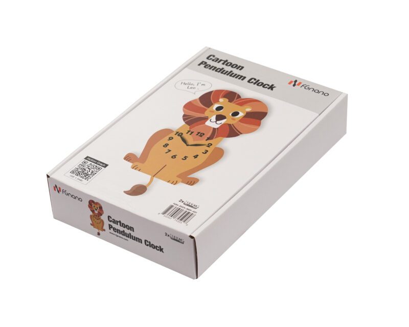 A box of wooden lion puzzle