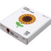 A box with a sunflower on it