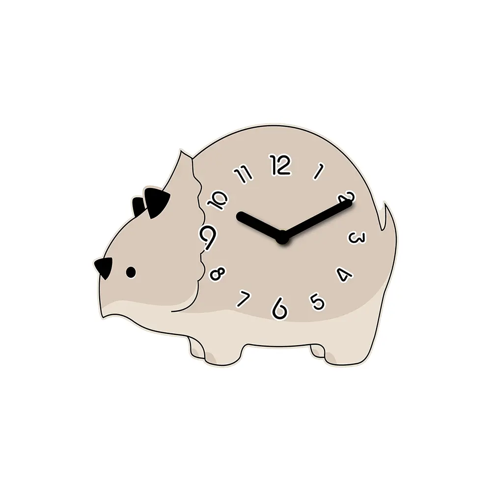 A clock that is shaped like an animal.